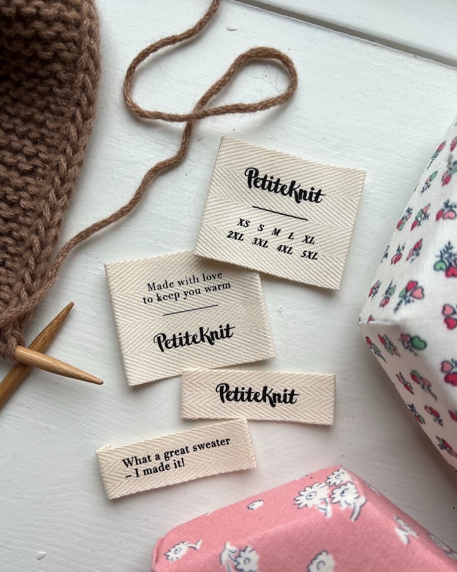 "Made with love to keep you warm"-label - Image 3