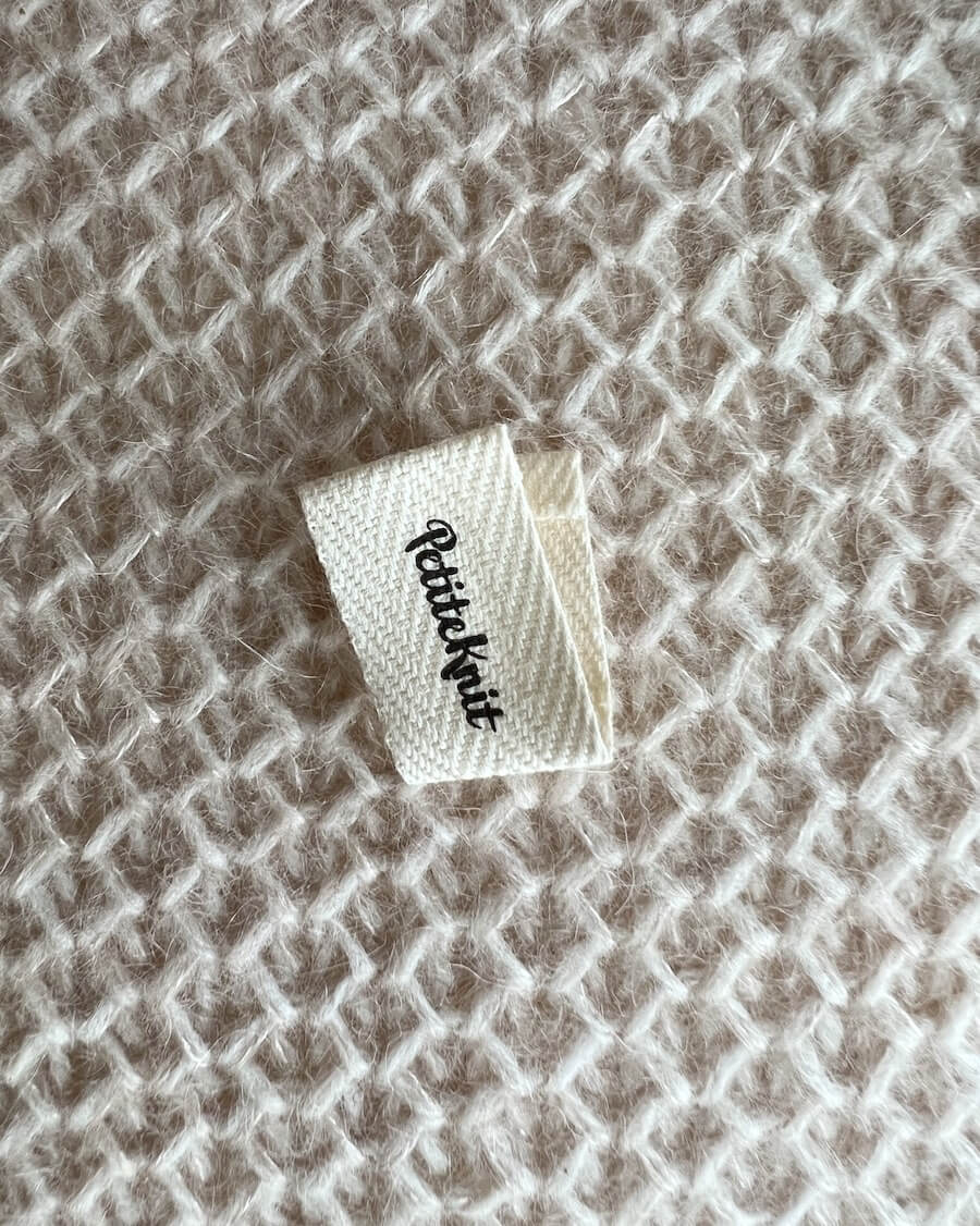 "PetiteKnit" foldet label 5 stk. - Image 6